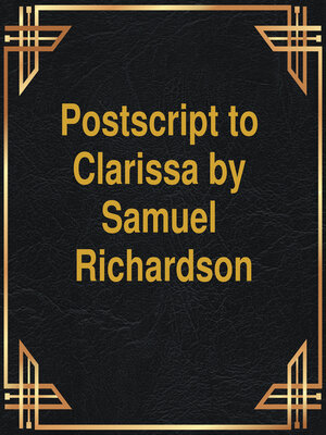 cover image of Postscript to Clarissa (Unabridged)